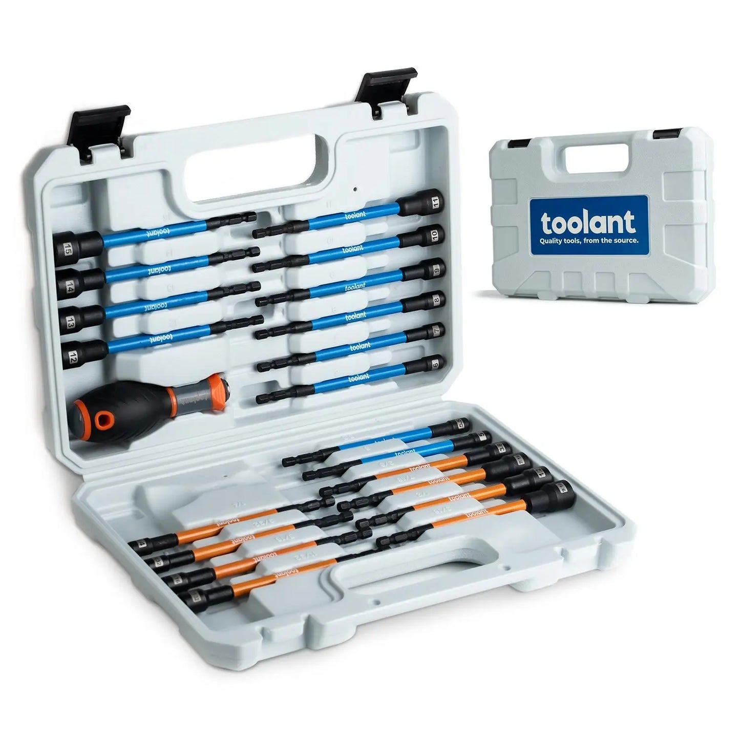 🔧TOOLANT Industrial Heavy‑Duty Magnetic Nut Driver Set